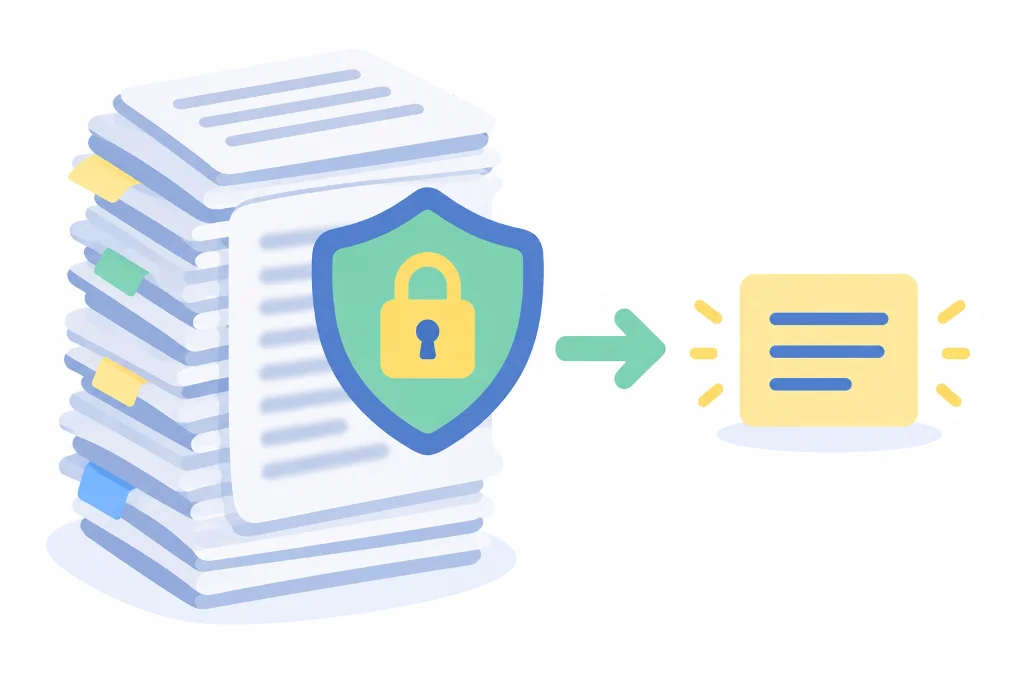 Illustration for the Safe Summarizer recipe