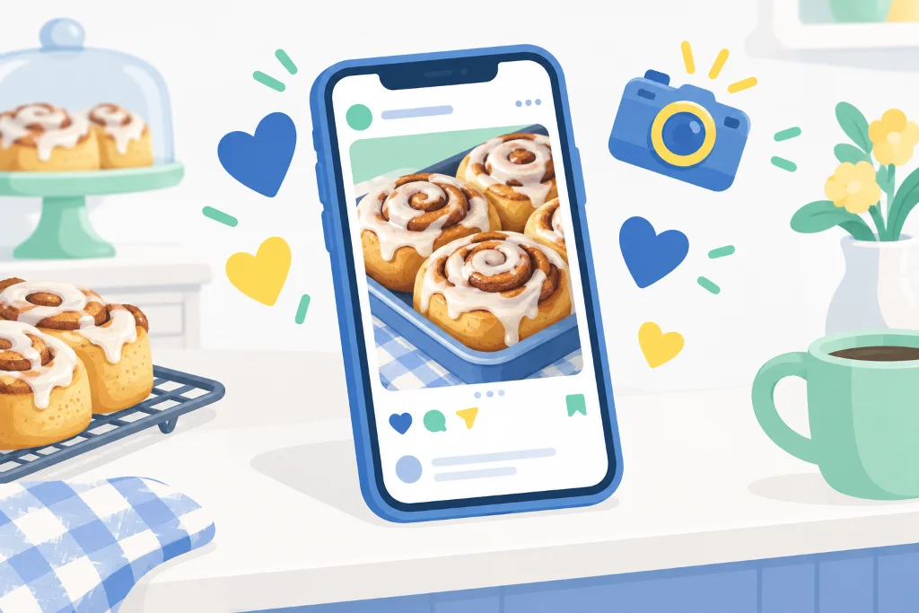 Illustration for the Social Post Baker recipe