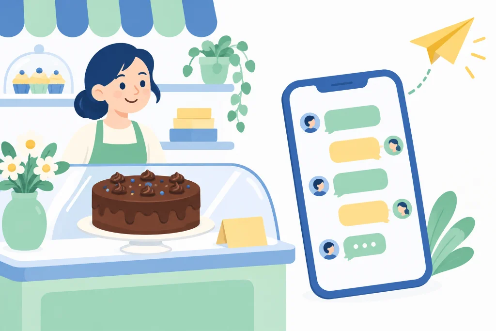 Illustration for the Telegram Shop Helper recipe